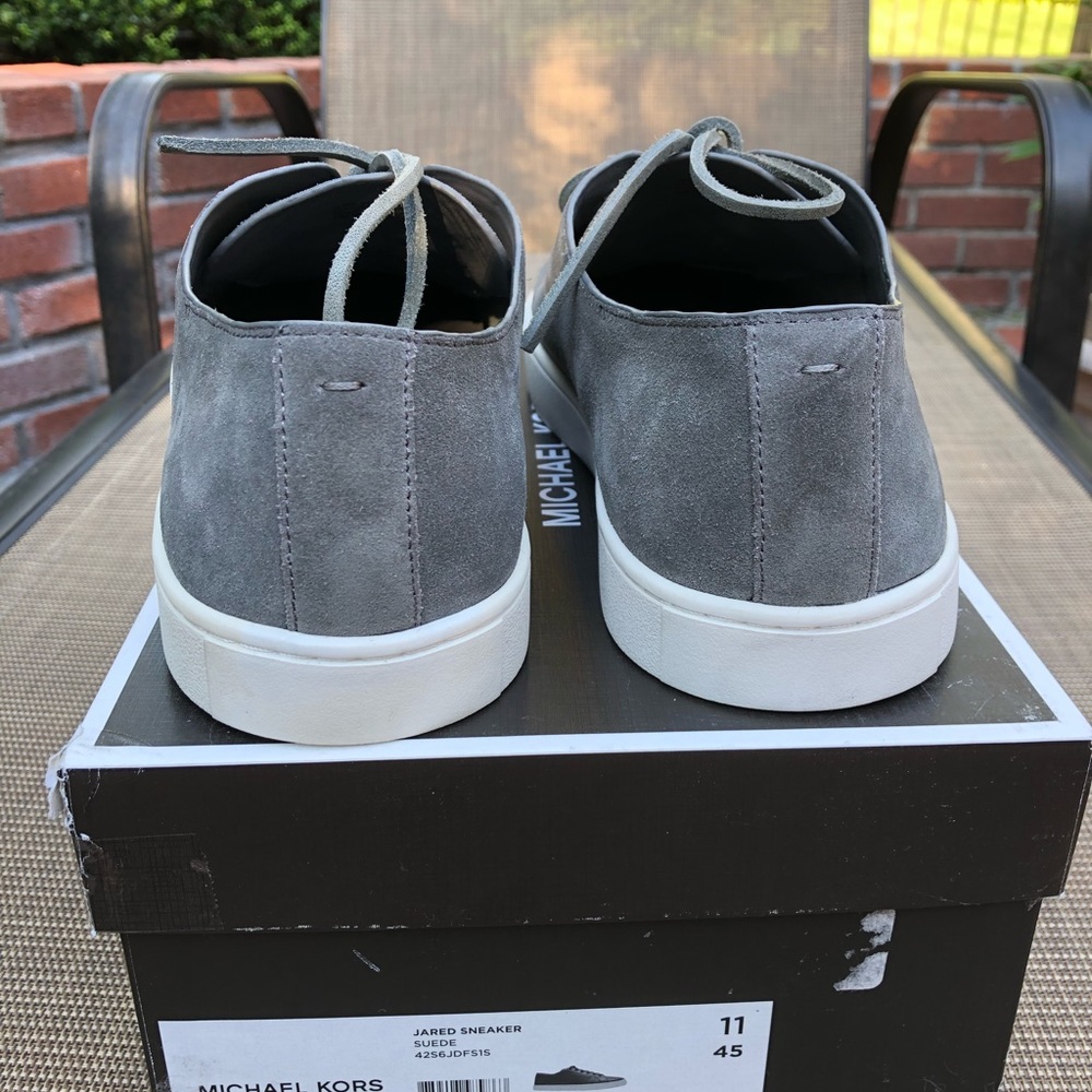 Michael Kors Jared sneaker. Gray, size 11. Brand new. - Picture 6 of 7